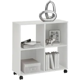 FMD Mid.you Regal, Weiß, Holzwerkstoff, 72x78x33 cm, Wohnzimmer, Regale, Bücherregale