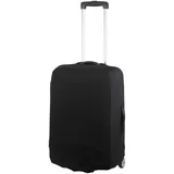 Xcase Elastische Schutzhülle für Koffer bis 53 cm Höhe, Größe M, schwarz