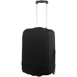 Xcase Elastische Schutzhülle für Koffer bis 53 cm Höhe, Größe M, schwarz