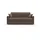 divani.store Schlafsofa, Braun, Textil, 206x90x96 cm, Wohnzimmer, Sofas & Couches, Schlafsofas