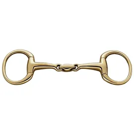Herm Sprenger Olivenkopftrense doppelt gebrochen 16 mm 13,5 cm Silber