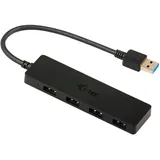 iTEC i-tec USB 3.0 Slim Passive HUB 4 Port ohne Netzadapter, für Notebook, Ultrabook, Tablet, PC, Unterstützen Win und Mac OS
