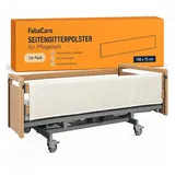 Careline Bettschutzgitter 1 St 76,5-86 cm Weiß