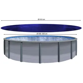 Quick Star Poolabdeckung Blau 610 cm