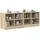 vidaXL Bettschrank 2 pcs Sonoma-Eiche 66 x 33 x 48 cm