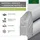 mehr Garten Premium Protect Abdeckung Stapelstühle 68 x 96 x 110/150 cm Grau