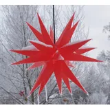 GURU-SHOP LED Außen-Dekoleuchte Kunststoff Ø 60 cm inkl. 4 m rot