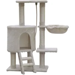 KATIDO Katzenkratzbaum 96 cm beige