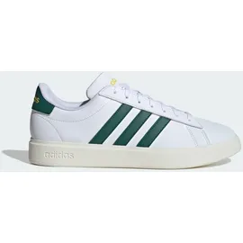 adidas Grand Court Cloudfoam Comfort Schuh weiß|grün|gelb 41 1/3 (UK 7.5)