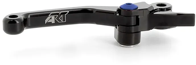 A.R.T. Schwarzer klappbarer Bremshebel/blaue Schraube pro Stück, schwarz