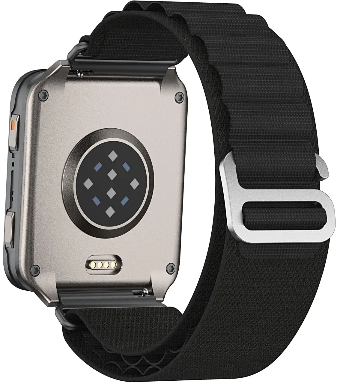 Strap-it Mobvoi TicWatch Pro 5 Enduro Armband Nylon für Mobvoi TicWatch Pro 5 Enduro - Schwarz - Alpine Loop