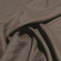 TOLKO 50cm Leinenstoff Meterware natur Leinentuch für Kleider Hose Rock Bluse Hemd Vorhänge Gardinen Kissen Bettwäsche | 130cm breit | Stoffe zum Nähen Meterware Leinen Stoff kaufen (Braun)