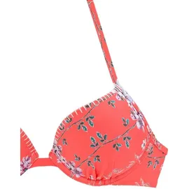 SUNSEEKER Push-Up-Bikini-Top Ditsy Orange 34 Cup A