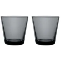 Iittala Kartio 2er Set dunkelgrau,