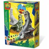 SES Gipsgießset T-Rex mehrfarbig Bastelset