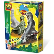 SES Gipsgießset T-Rex mehrfarbig Bastelset