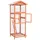 vidaXL Vogelkäfig Modell 68 x 62 x 166 cm braun
