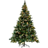 Beliani Weihnachtsbaum 180 cm Dunkelgrün