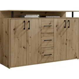 HBZ Drivno Sideboard 139 x 90 x 34 cm Braun