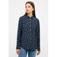 Eterna Female Hemdbluse Bedruckt Regular FIT 48_D_1/1, 1/1, Navy