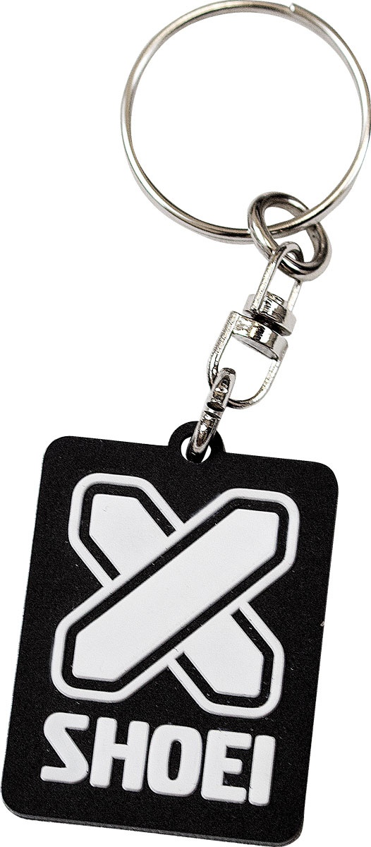 Shoei Logo X, porte-clés - Noir/Blanc