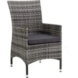 Primaster Nardo XL Diningsessel 65 x 65 x 98 cm black pearl