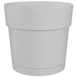 Artevasi Capri Breiter Topf, Wasserreserve, Kunststofftopf, Weiß, 30cm