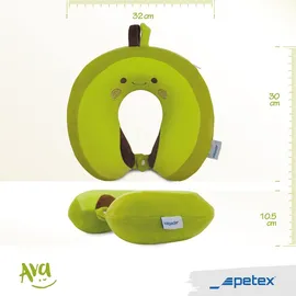 PETEX Nackenkissen Avocado 32 x 30 cm Grün