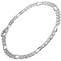trendor Figaro-Armband Silber 925 41994 Größe 19 cm