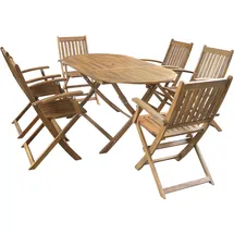 prestige home living outdoor Boston Set 7-tlg. Akazienholz