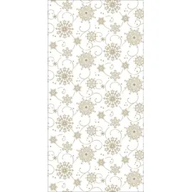 Mank Tischdeckenrolle 120 cm x 25 m Weiß-Gold