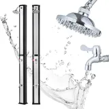 Strattore Solar Dusche Sunny in Silber/Schwarz