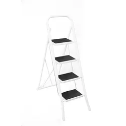 Klapptritt-Leiter mit Antirutsch-Oberfläche 4-stufig 150 KG (Stufentritt)