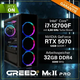 Greed MK2 Pro Intel Core i7 12700F Nvidia Geforce RTX 5070