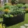 Relaxdays Hochbeet 160 x 80 x 80 cm Schwarz