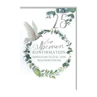Karte zur silbernen Konfirmation 11-1048 Bild