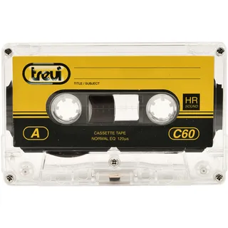 Trevi 0C60P4 Audiocassette, Gelb
