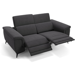 Stoffsofa Garnitur AMARO 2-Sitzer Couch - beige