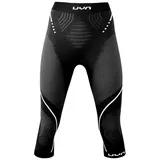 Uyn Evolutyon 3/4 Funktionsunterhose Damen blackboard/anthracite/white XS