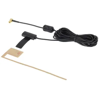 Alpine KAE-242DA Schwarz,Transparent Auto-Antenne - Auto-Antennen (3,5 m, 50 Ω, 170 mm, 40 mm, Schwarz, Transparent)