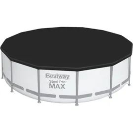 BESTWAY Steel Pro Max Frame Pool Set 396 x 122 cm inkl. Filterpumpe