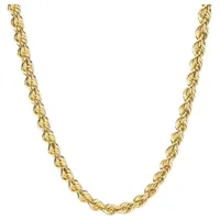 Luigi Merano Kette Kordelkette, hohl, Gold 585 50 cm Damen