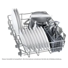 Bosch Serie 2 SPI2HKS42E Einbau-Geschirrspüler (teilintegrierbar, 448 mm breit, Edelstahl)
