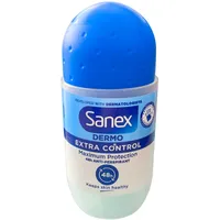 Sanex Dermo Extra Control Deodorant Roller - 6 x