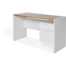 Jahnke Schreibtisch ML C 130 Wildeiche/Weiß