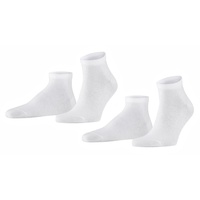Falke KGaA FALKE Herren Sneakersocken Happy Weiss, 47-50