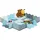 Relaxdays Puzzlematte, 25tlg. Baby Spielmatte mit Rand, Tiermotive, schadstofffreie Schaumstoffmatte, Kindermatte, bunt