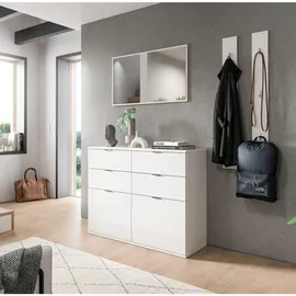 inn.furn Garderobenpaneel SystemX 115 x 3 x 13 cm Weiß