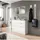 inn.furn Garderobenpaneel SystemX 115 x 3 x 13 cm Weiß
