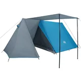 vidaXL Campingzelt 3 Personen Blau Wasserfest